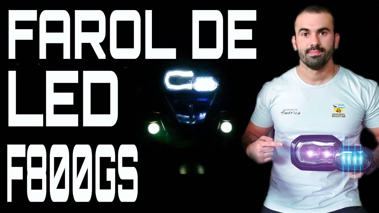 MONTAGEM, INSTALAÇÃO E DÚVIDAS - FAROL DE LED F800GS - CASAL GSA