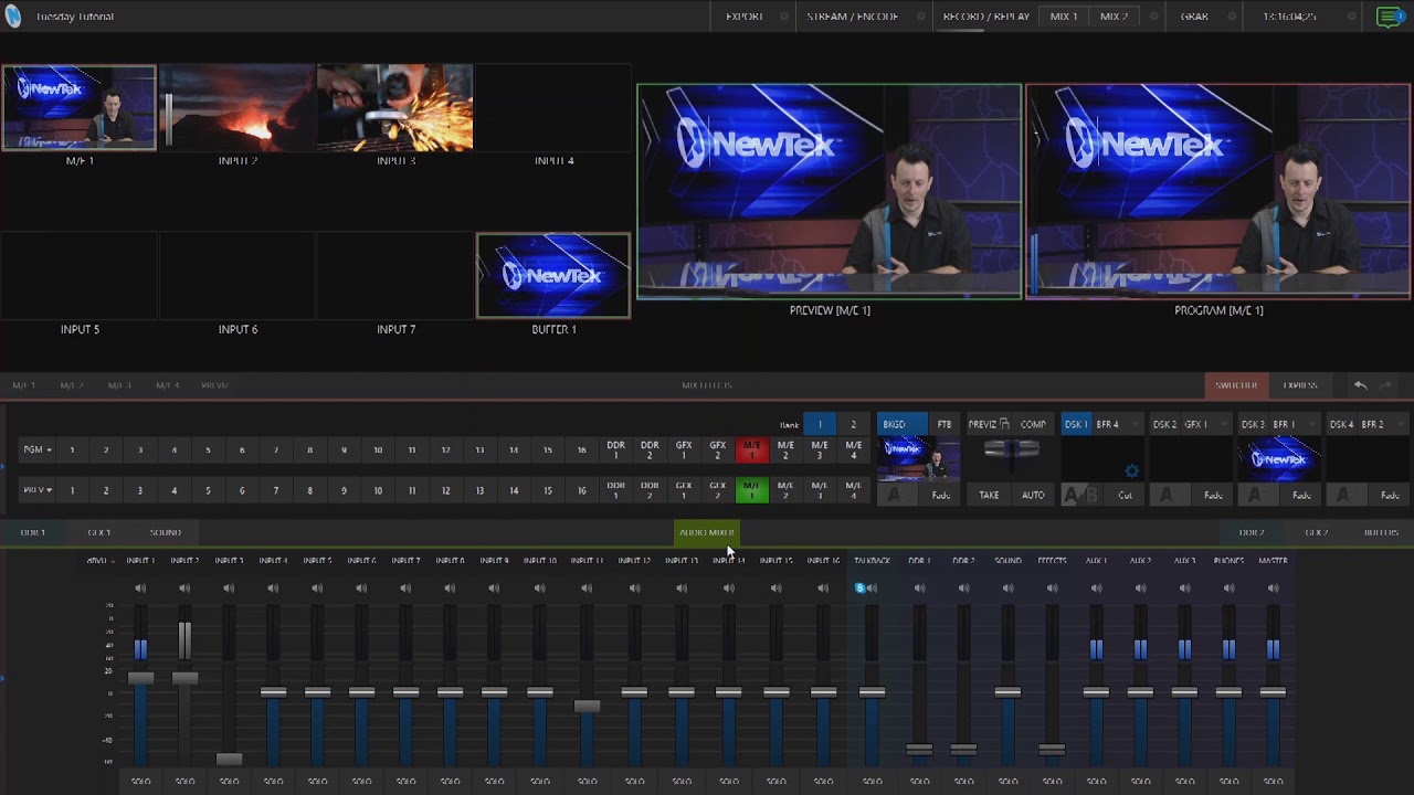 Audio Automation using Follow Program Video