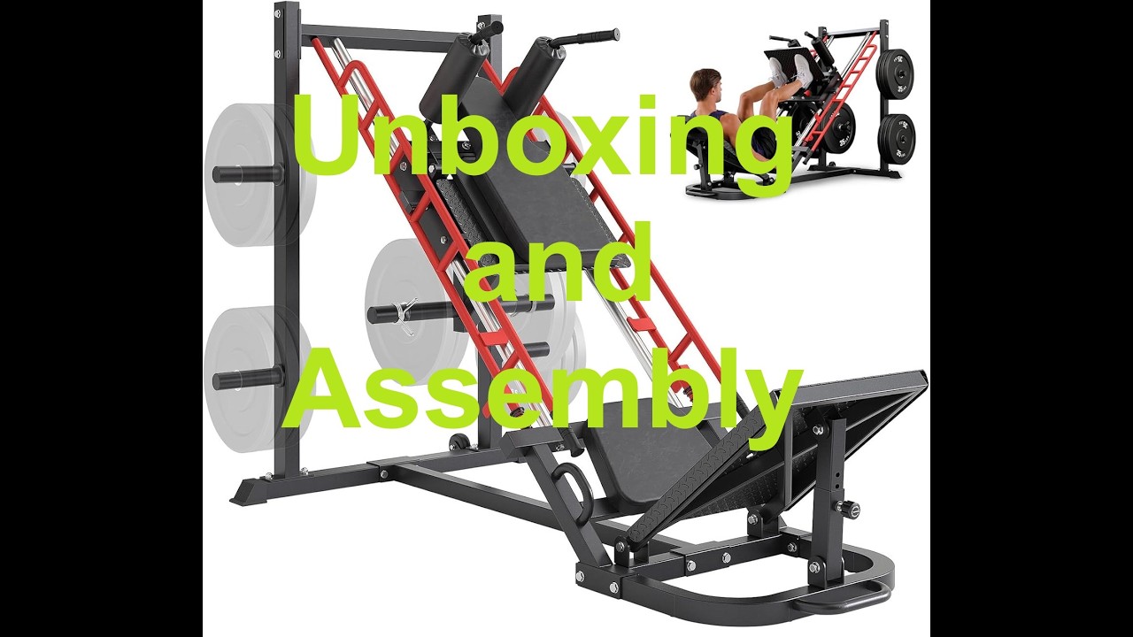 Dripex Leg Press Machine Unpacking and Assembly