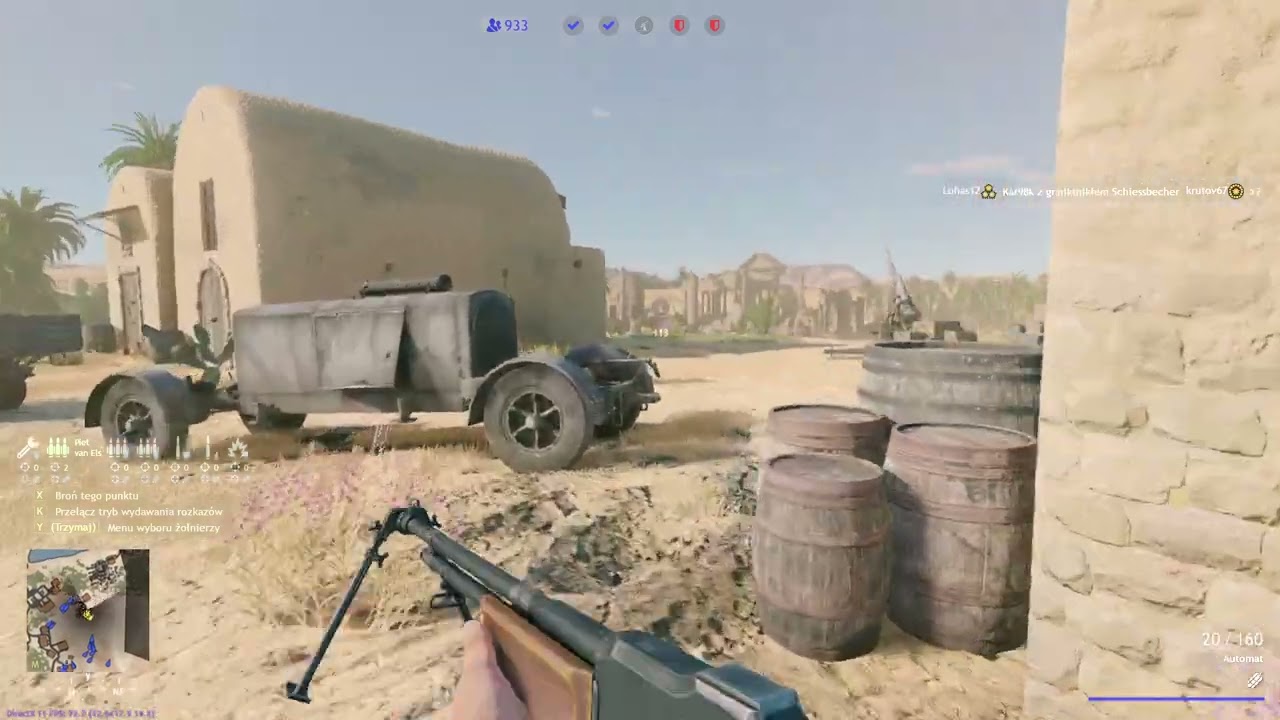 Enlisted - Tunezja, Oaza (Inwazja) - Gameplay