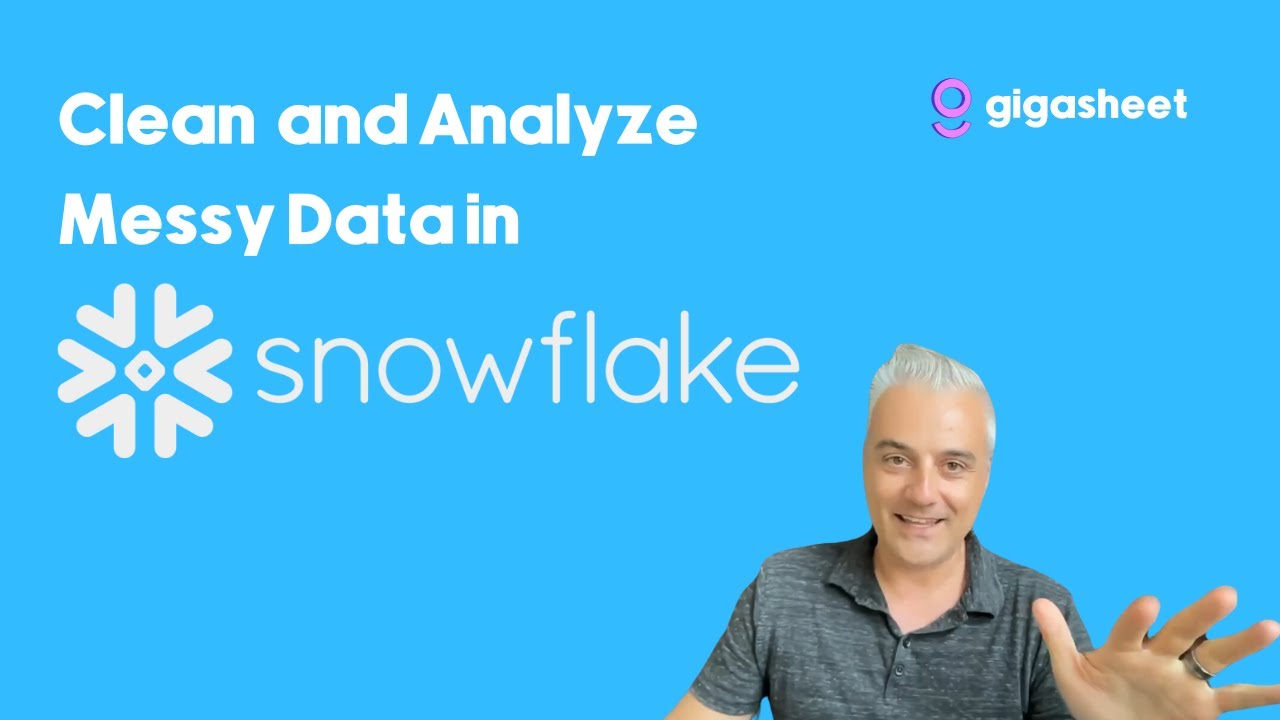 Mastering Messy Data: Snowflake Integration with Gigasheet - Webinar Live Demo