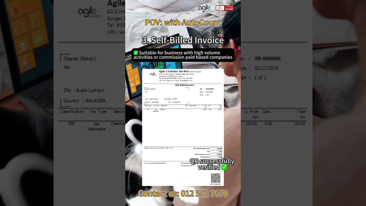 AutoCount Accounting System with E-Invoice Ready