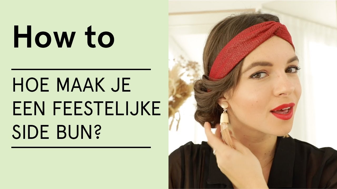 Hoe maak je een feestelijke side bun? - Veritas
