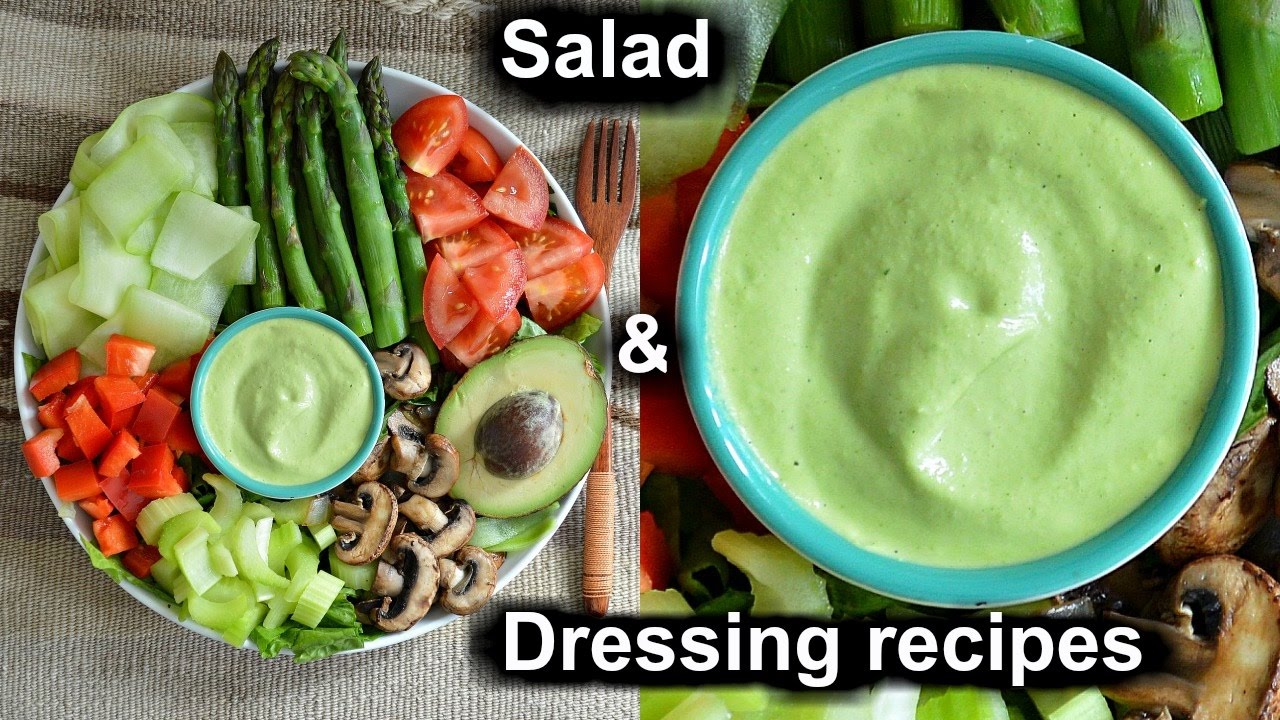 Epic Raw Vegan Salad Dressing + Healthy Salad Recipe