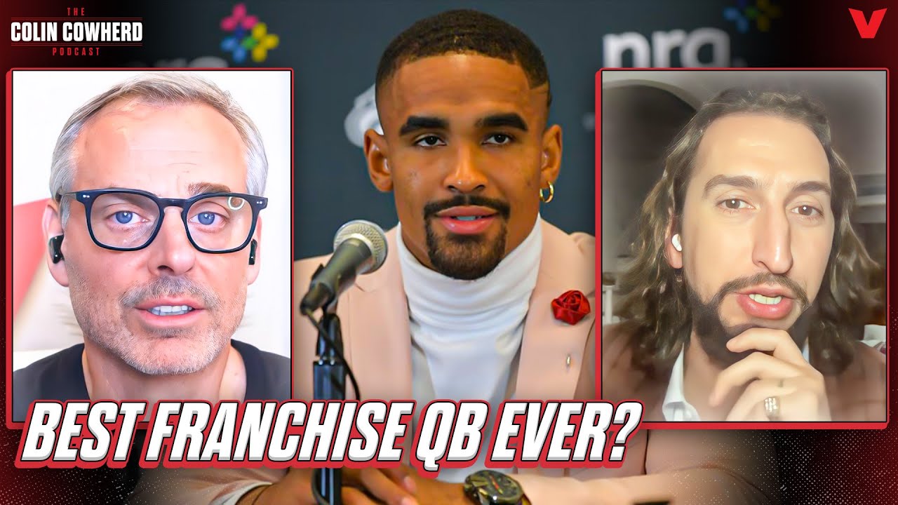 Nick Wright on how Jalen Hurts is even better with media than Patrick Mahomes | Colin Cowherd NFL