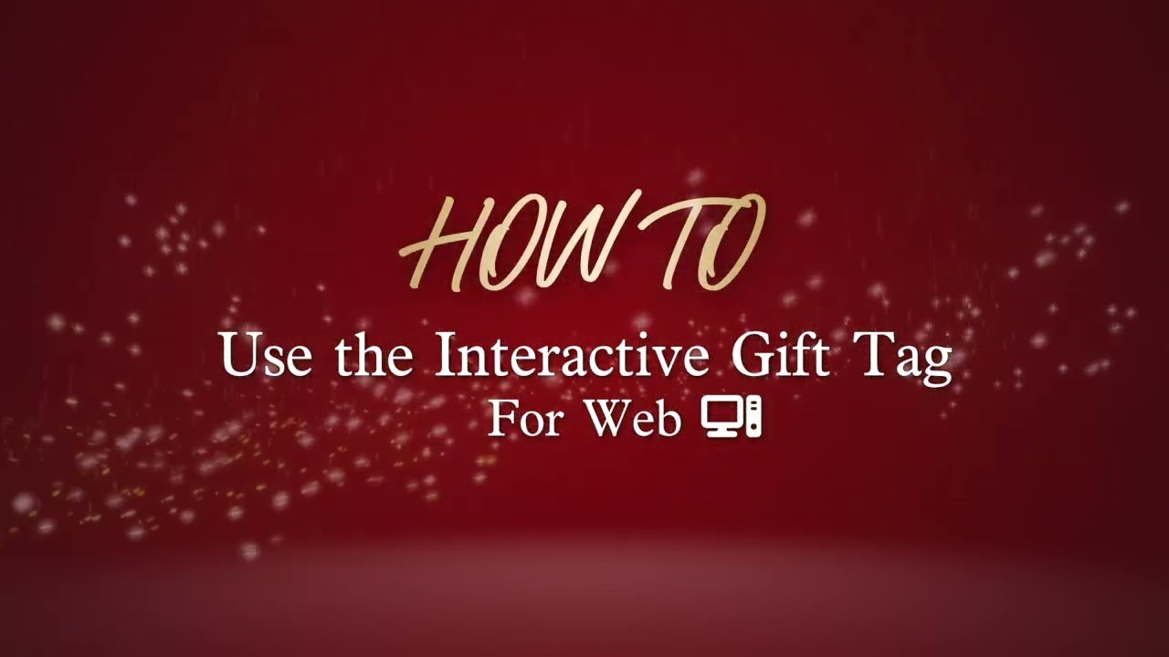 How to: Interactive Gift Tag | PNP-Portable North Pole