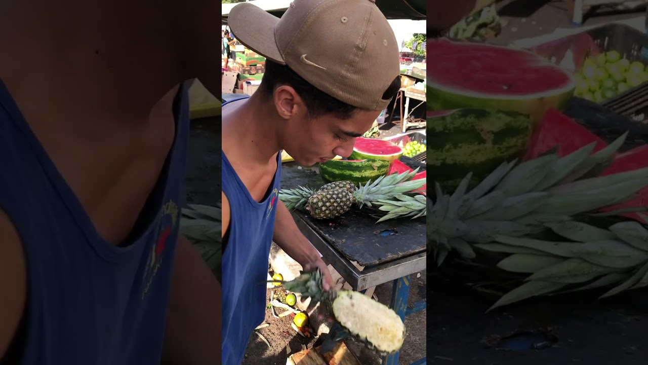 Dessa vcs n&atilde;o sabiam, abacaxi com a casca verde tbm tem maduro&hellip;&hellip;#saude #fruit #fypシ