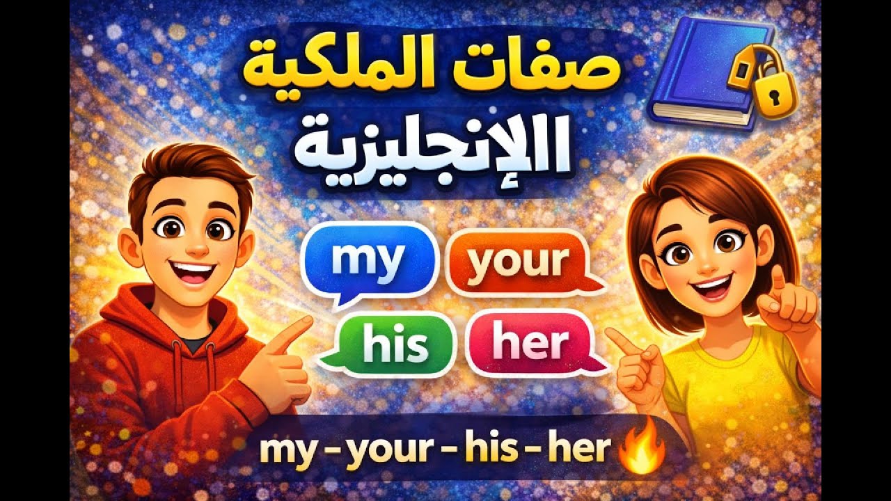 لا تخلط بعد اليوم! صفات الملكية في الإنجليزية ببساطة.my – your – his – her.