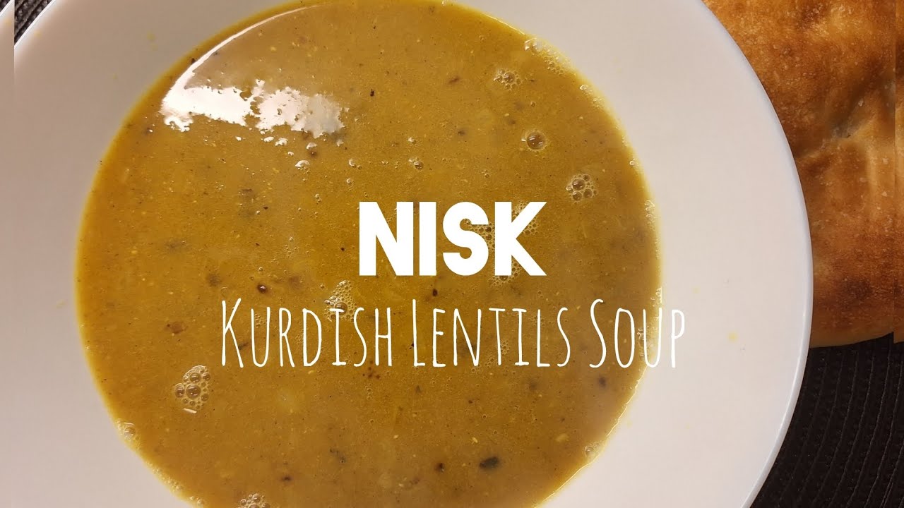 Kurdish Lentil Soup | Nisk/Nisek | Middleeastern Traditional Recipe | #vegan