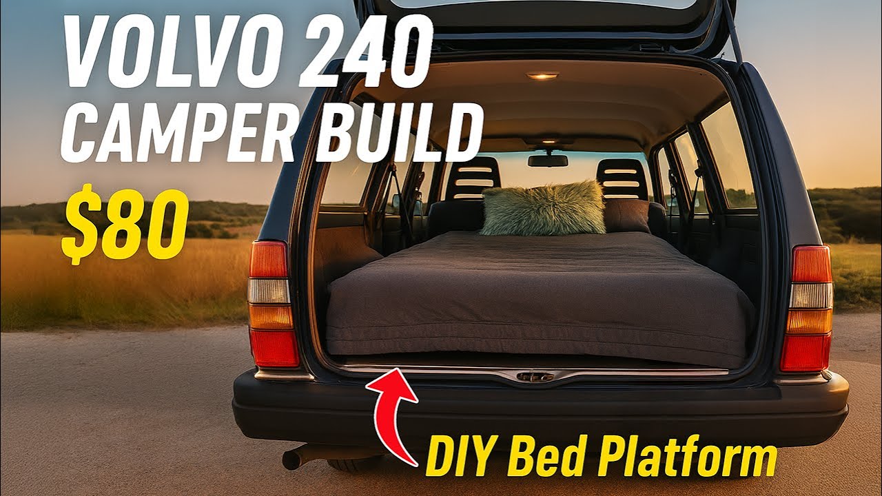 I Turned My Volvo Into a Camper for $80
