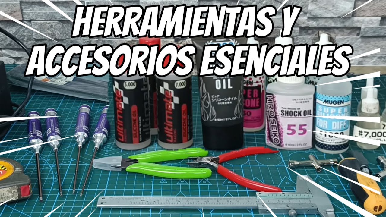 Herramientas 🛠 y accesorios ⚙ esenciales para empezar en el mundo del RC
