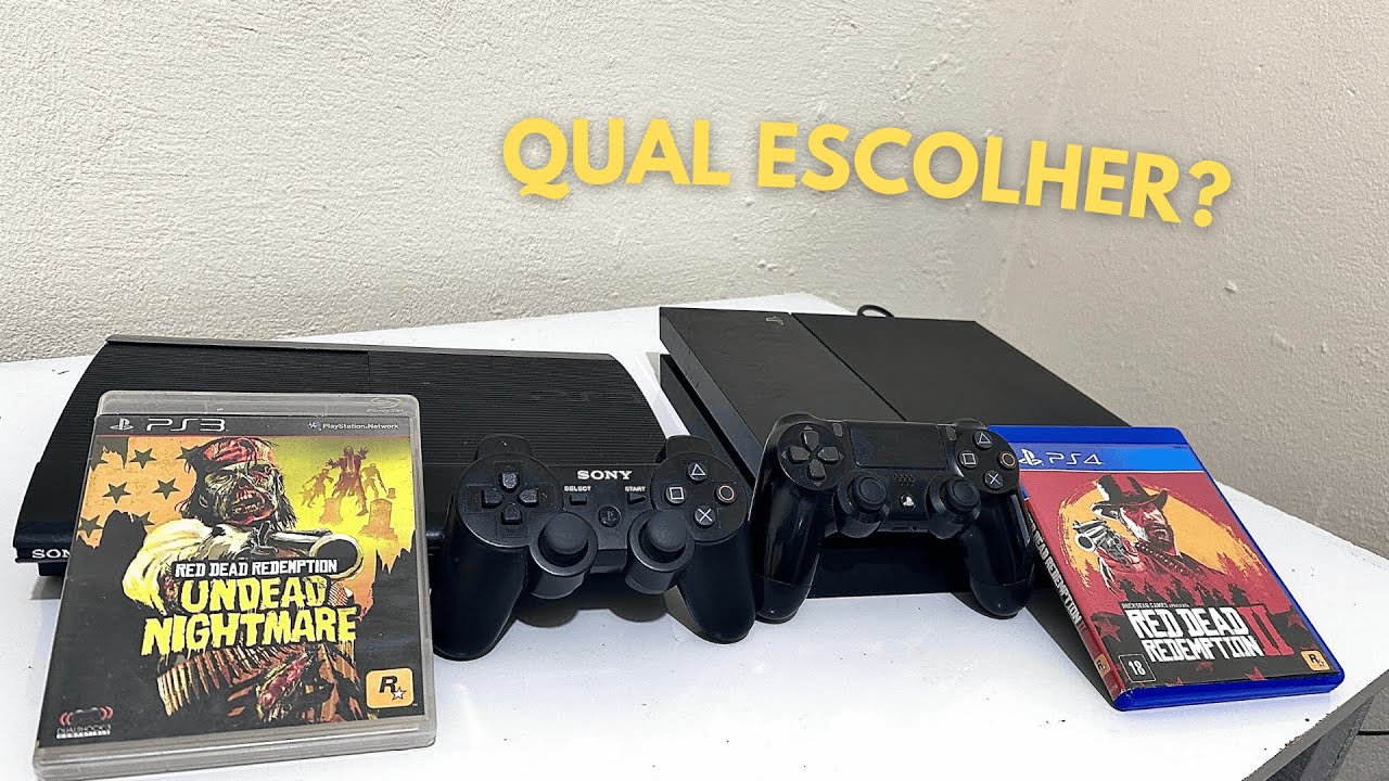 PS3 OU PS4 - QUAL ESCOLHER?