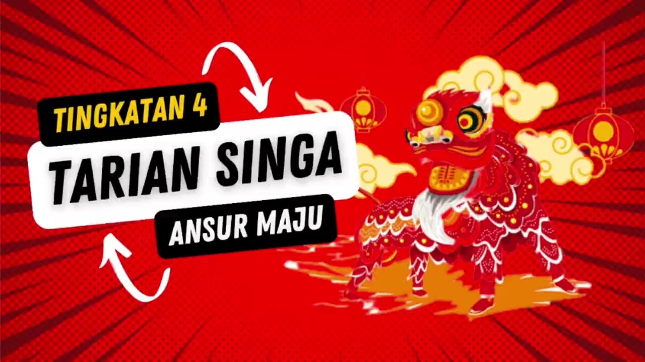 Ansur maju Tarian Singa KSSM TINGKATAN 4