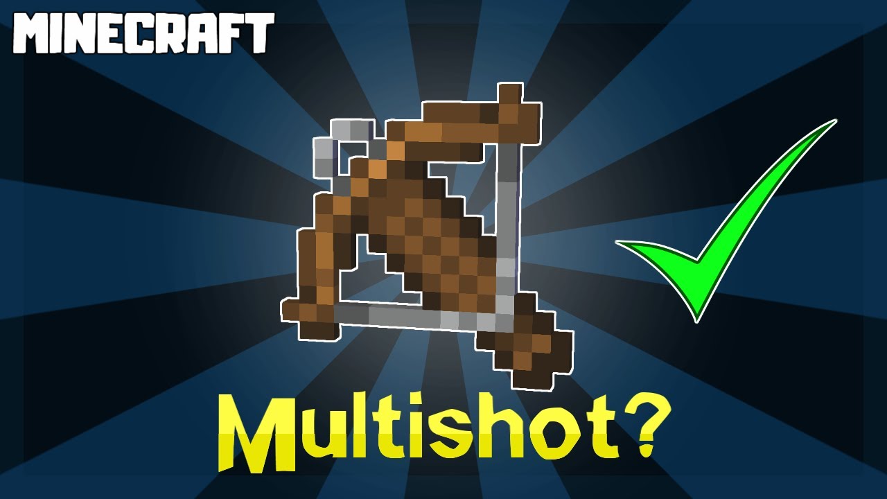 What Does MULTISHOT Do in Minecraft? Tutorial