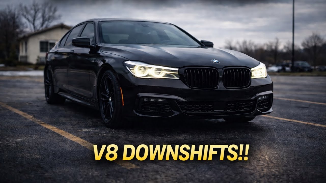 BMW 750i Downshifts Hit Different.. 360 cam clips 