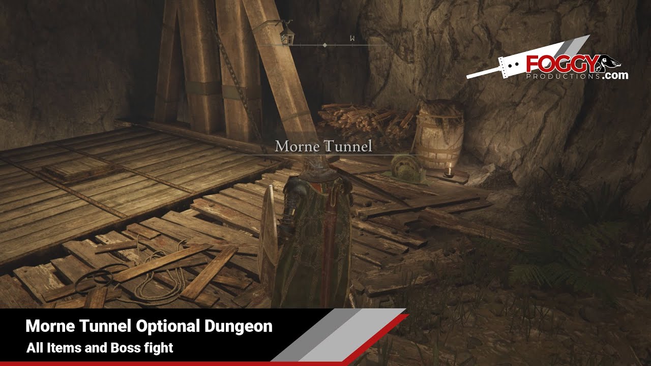 Elden Ring - Morne Tunnel Optional Dungeon (Rusted Anchor weapon)