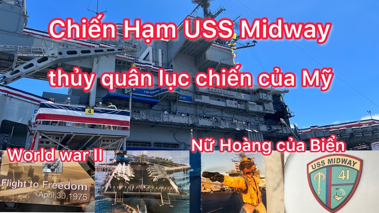 Tham quan chiến hạm USS Midway // Vũ Cali - Cuộc Sống Mỹ