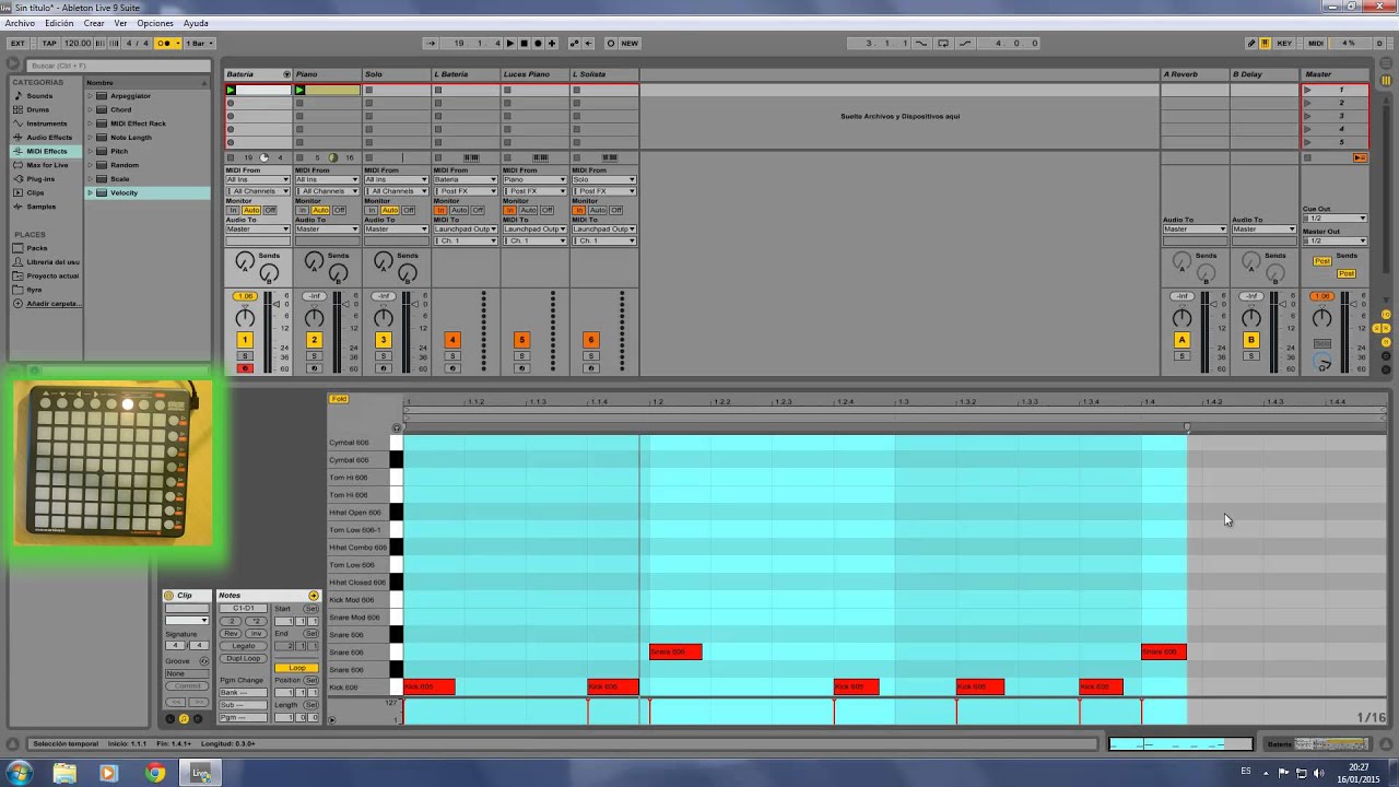 Tutorial Novation Launchpad - Tocar Loops en directo - Parte 5