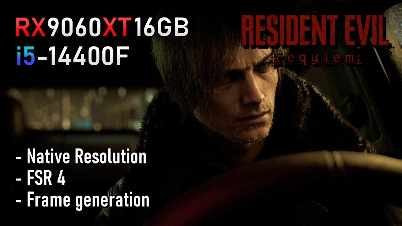 Resident Evil Requiem RX 9060 XT 16GB - 1080p | 1440p | 4K