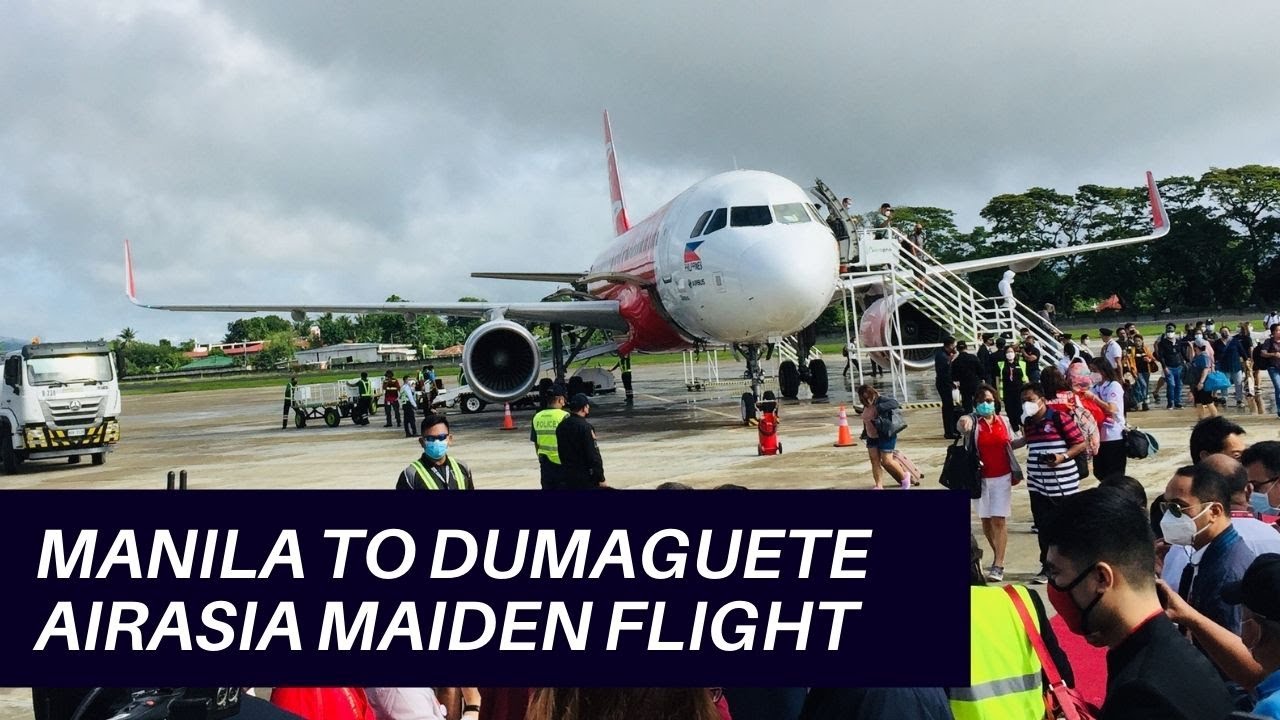 AIRASIA AIRBUS A320 MANILA TO DUMAGUETE MAIDEN FLIGHT | Flight Experience