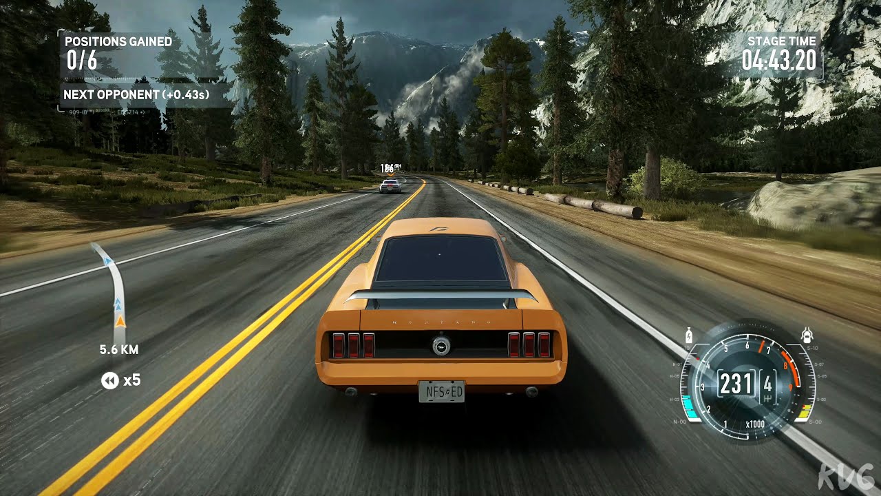 Need for Speed: The Run - Ford Mustang BOSS 302 (NFS Edition) 1969 - Gameplay (PC UHD) [4K60FPS]