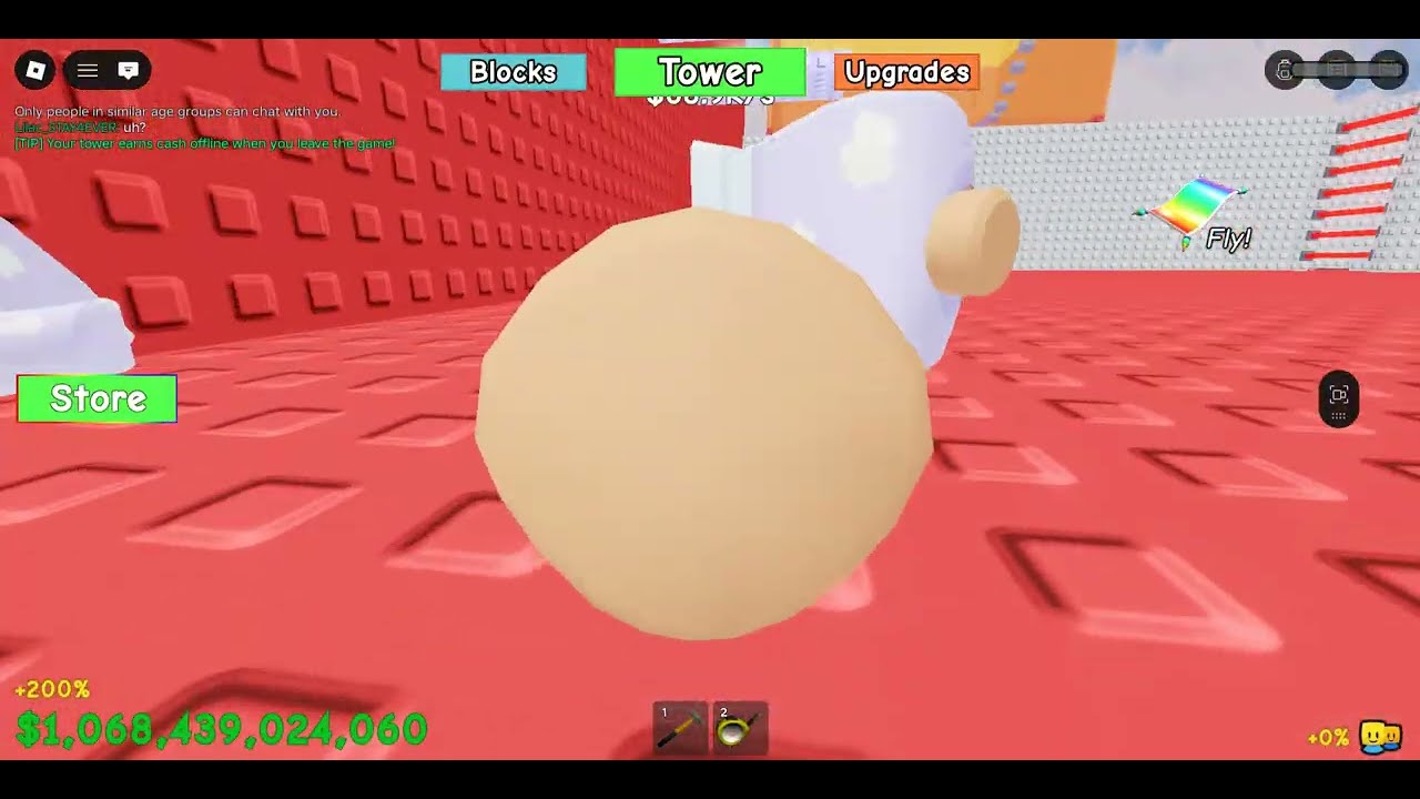 Playing random people's obbies in Build a tower cus why not.