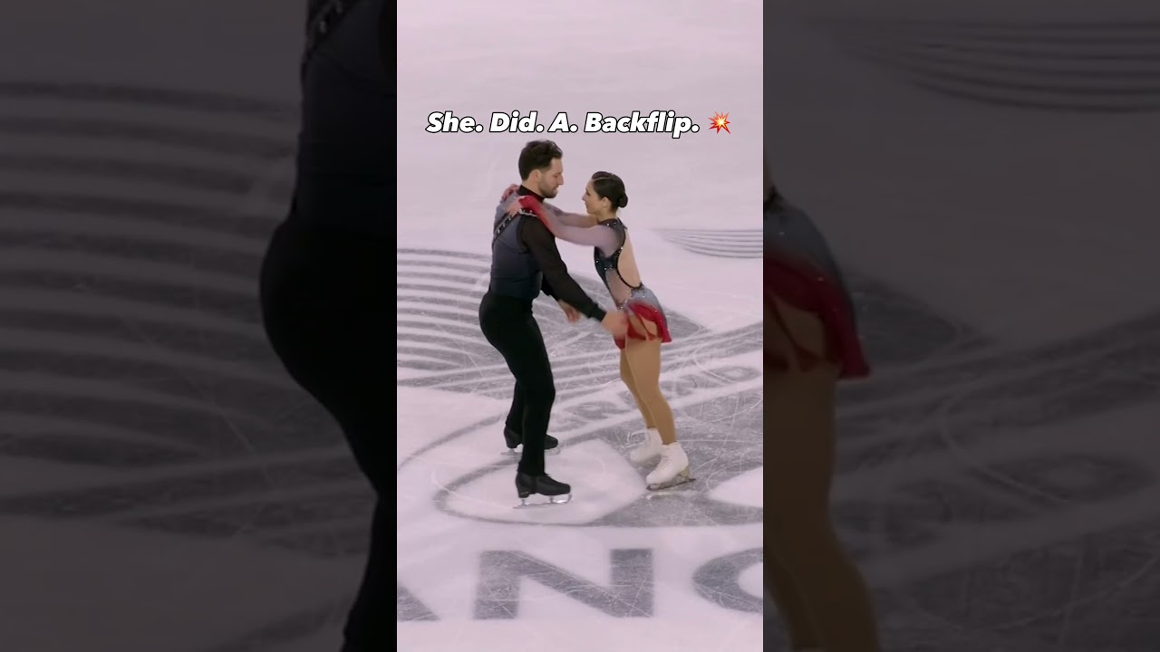 🤯 HISTORY MADE! Deanna Stellato-Dudek does the first-ever assisted backflip! 🔥