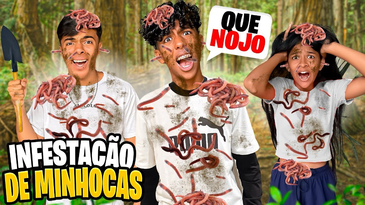 UMA INFESTAÇÃO DE MINHOCAS NOS ATACOU!