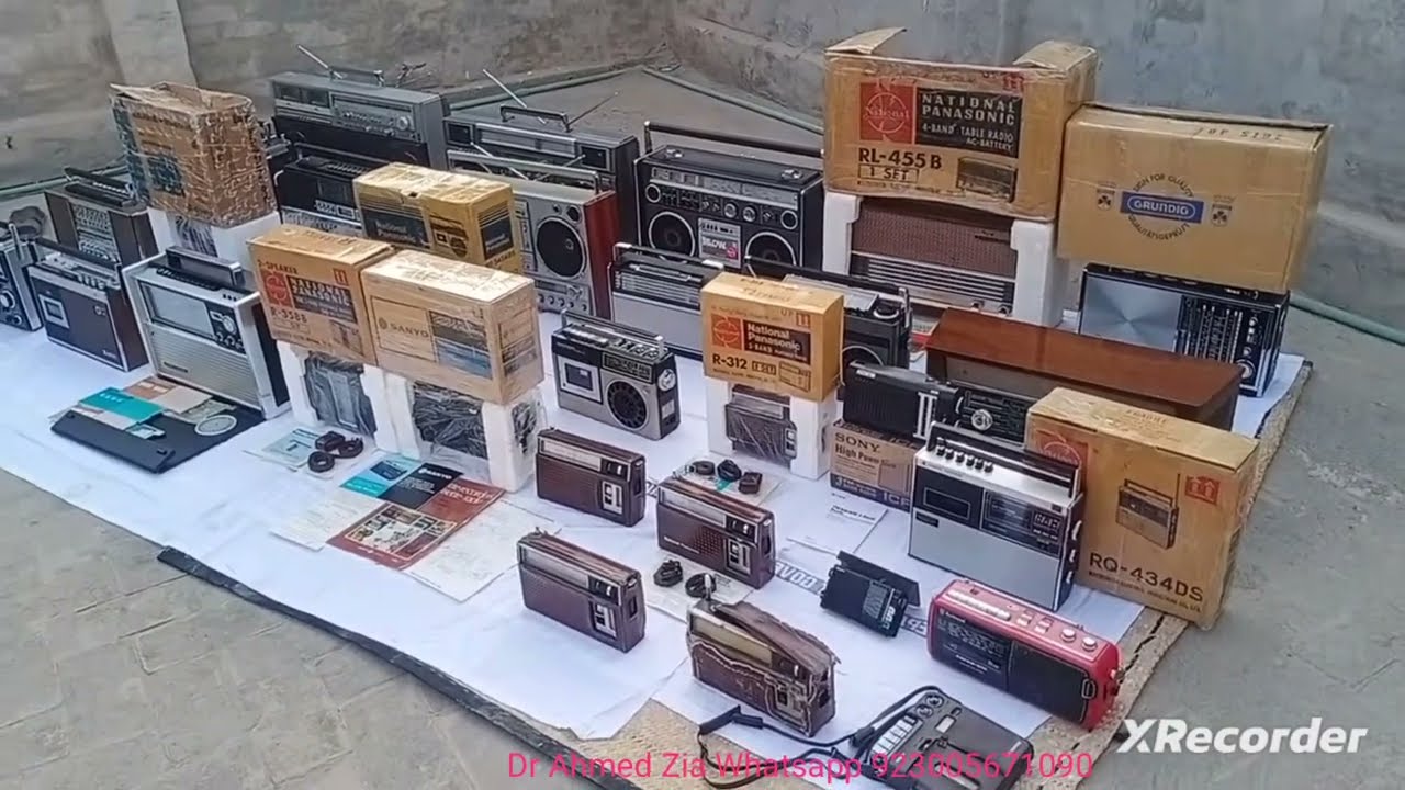 World's Top Radios collection of all time of H.H. Dr Ahmed Zia of Bahawalpur state.. vintage legacy 