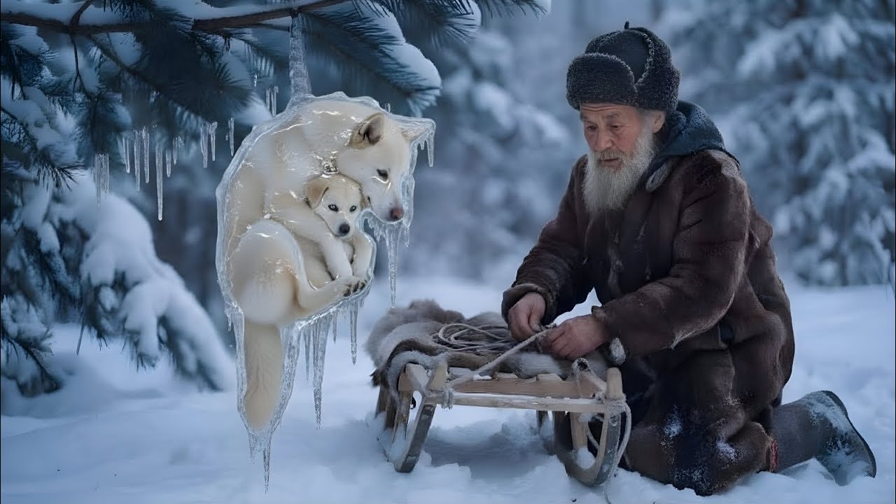 An Elderly Man Found Them Frozen Solid — Then Something Unexpected Happened
