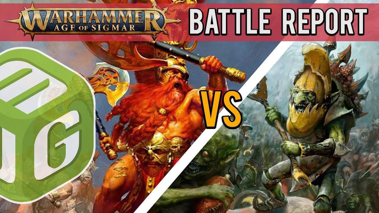 NEW Fyreslayers vs Gloomspite Gitz Age of Sigmar 3rd Edition Battle Report Ep 79