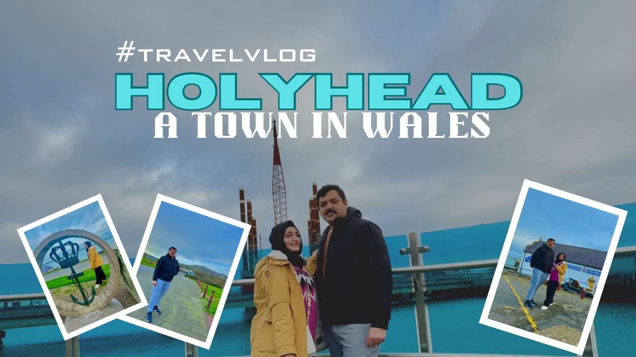 Our first trip to HOLYHEAD WALES| Travel Vlog | Part 1 | Train Journey | A walk through town centre!