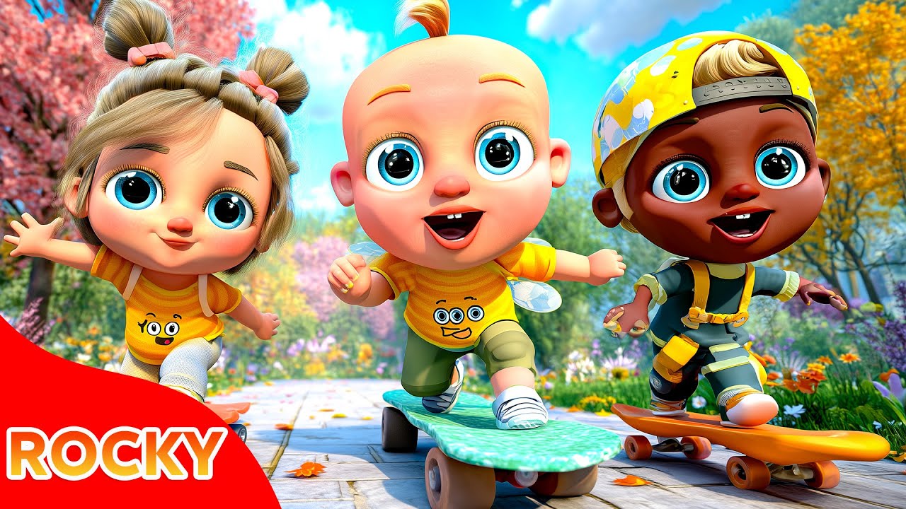 ⭐ Novo Episódio ⭐ Top 10 canções Músicas Infantis em Português Bebê Rocky Mundo de Cores Brasil