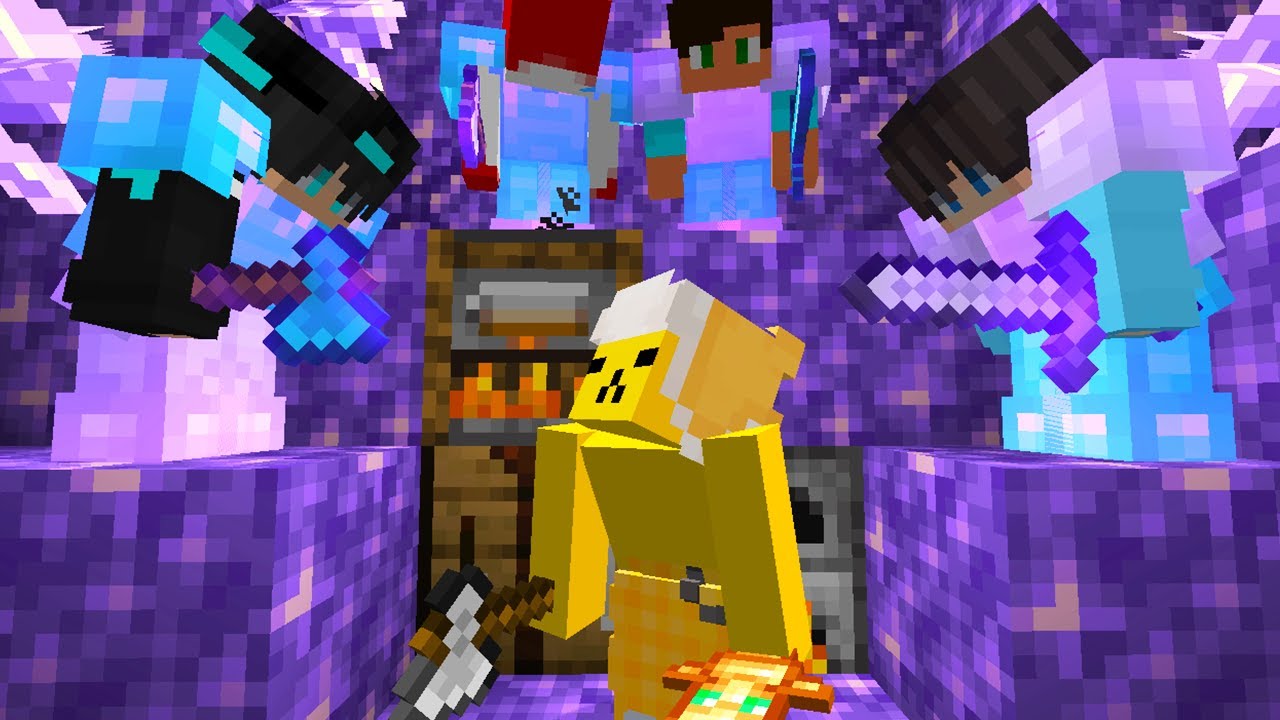 Minecraft Speedrunner VS 4 Caçadores FINAL (Manhunt)