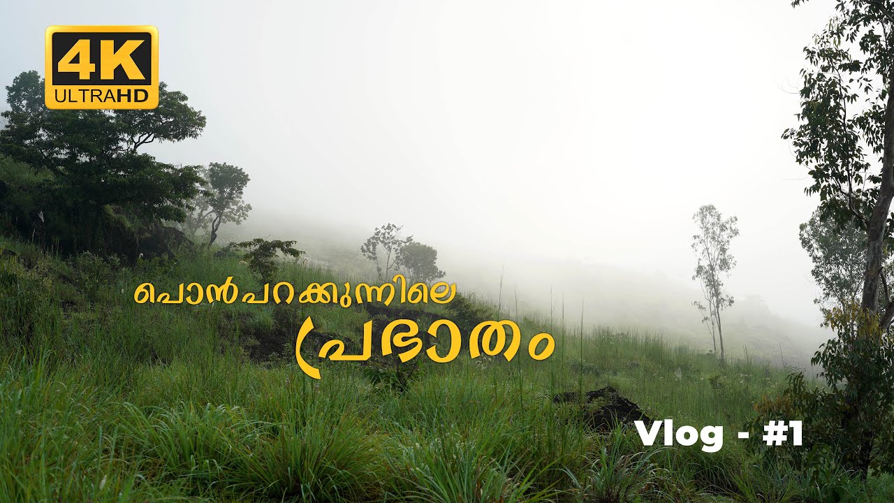 Ponparakkunnu Hill View Point | പൊൻപറക്കുന്നിലെ  പ്രഭാതം  #vlog-1