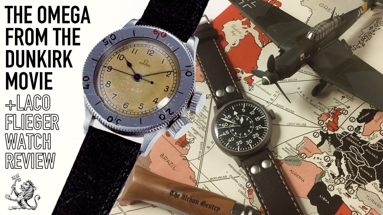 Watches Of The Dunkirk & The Battle Of Britain Movies - Omega CK2129 & Laco Friedrichshafen Review