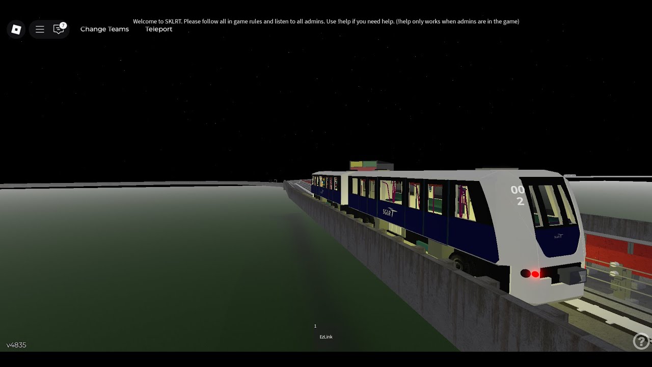 [Exclusive video] Roblox SGLRT / I got a ride on a admin train C810D