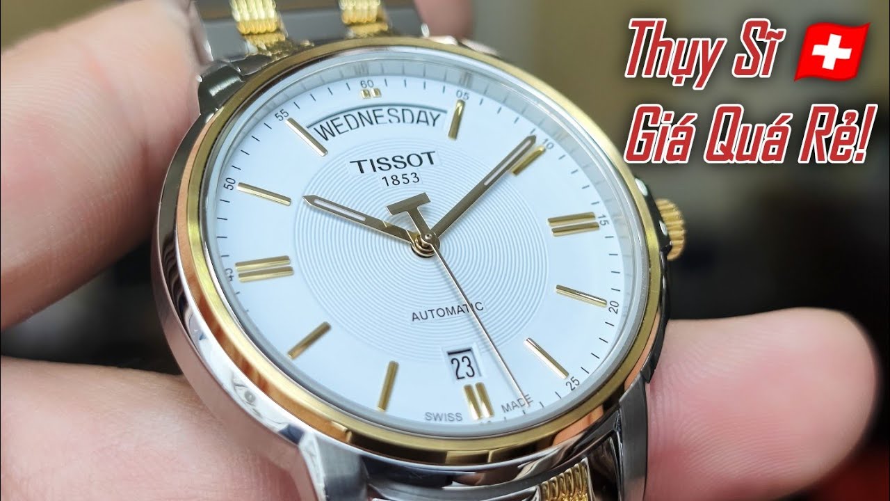 [ Thụy Sĩ - Giá Rẻ ] Đồng Hồ Tissot Day Date T065.930.22.031.00 New Full Box
