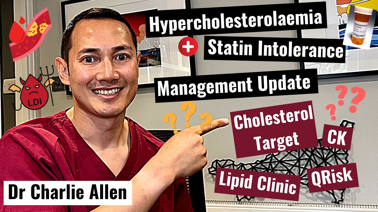 How to manage Hypercholesterolaemia, Statin Intolerance, use of CK, QRISK and Lipid Clinic