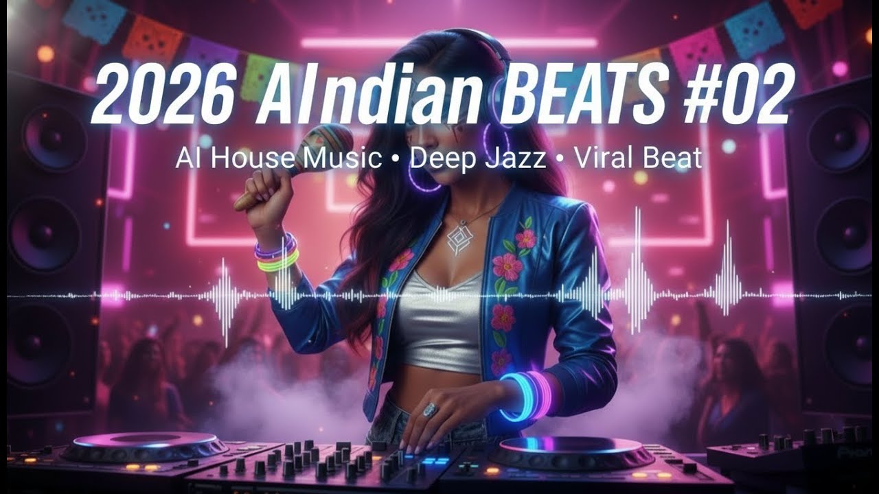2026 AIndian BEATS #02 | AI House Music • Deep Jazz • Viral Beat