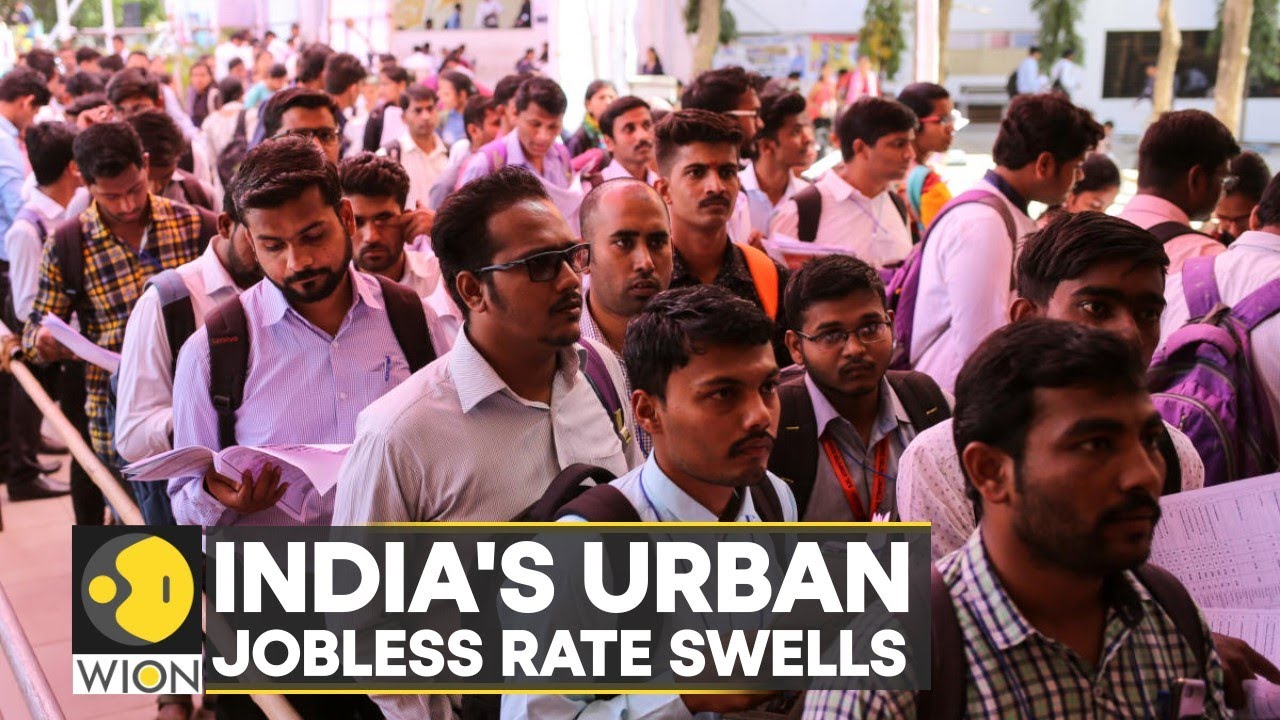 India's urban jobless rate swells: India is the fastest-growing economy but not creating enough jobs
