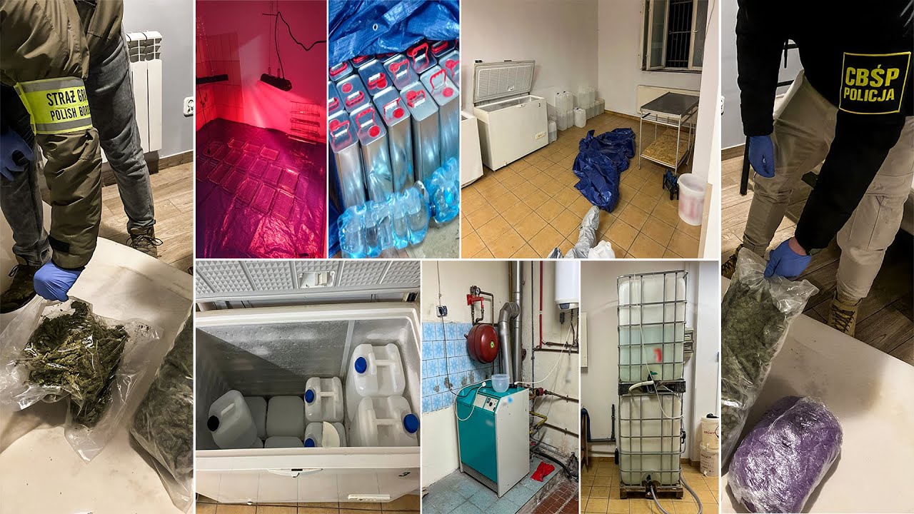 Zlikwidowane laboratorium i przejęte narkotyki