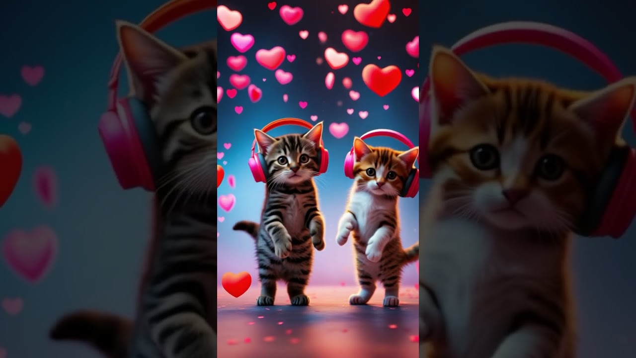 Let&rsquo;s dance🐱 #TikTokShorts #CuteAnimals #CutestThingEver  #KawaiiAnimals #AnimalTok #CatLovers