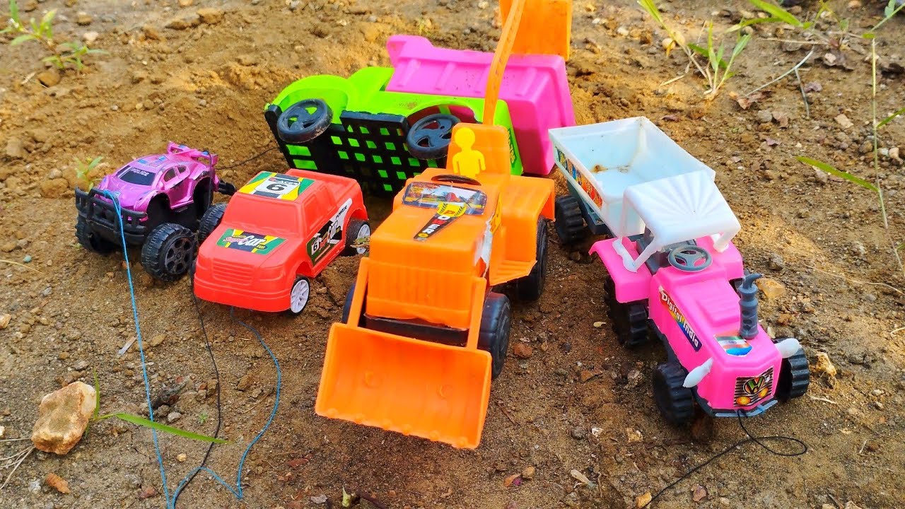 JCB और Tractor की Super Teamwork! बिग ट्रक Rescue | Hindi Toy Adventure / Jivan toy tv