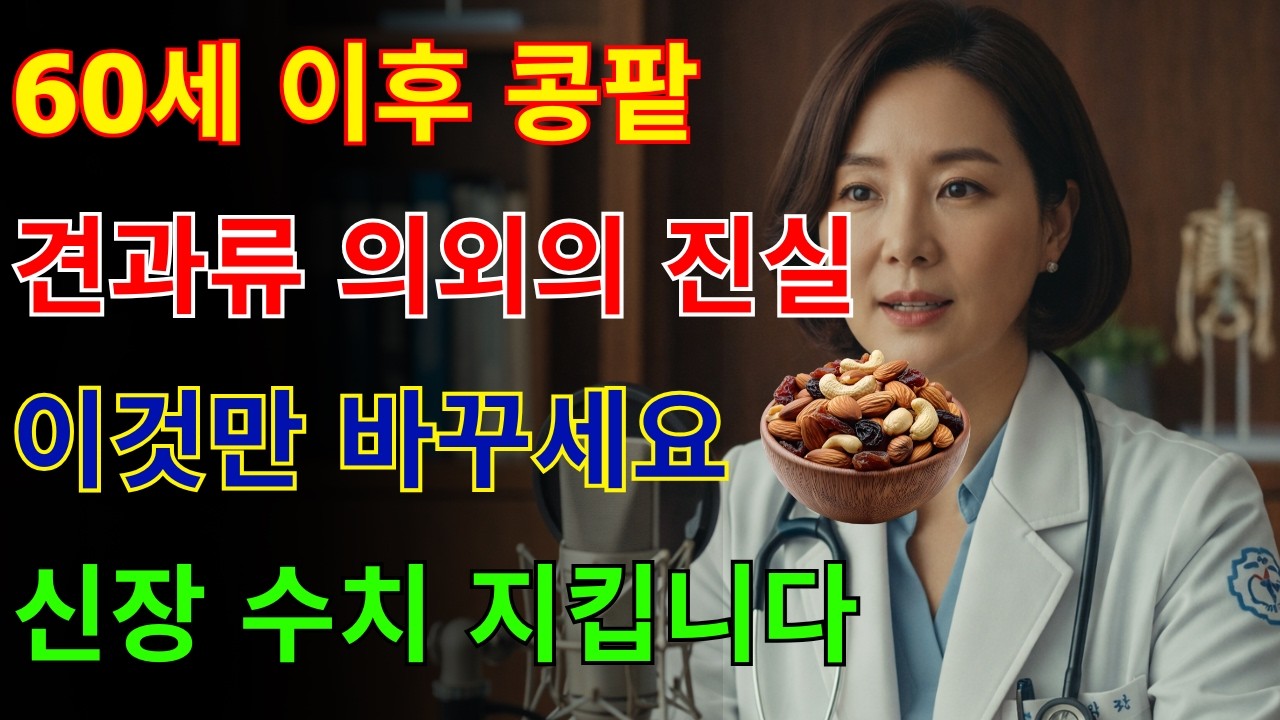 신장 망치는 최악의 견과류 5가지 vs 약해진 콩팥 살리는 견과류 4가지! 30년 신장내과 명의가 밝힌 노후 식탁의 진실 | 신장 식단 | 의사 경고 | 오디오북 | 시니어 건강