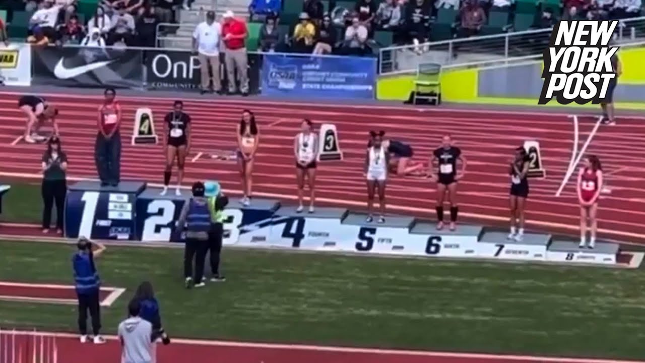 Transgender high school runner in Oregon booed after winning girls&rsquo; state title