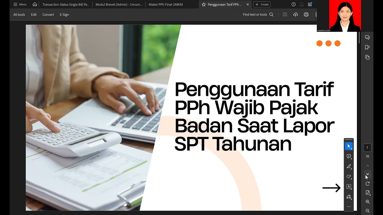 Tarif PPh Wajib Pajak Badan