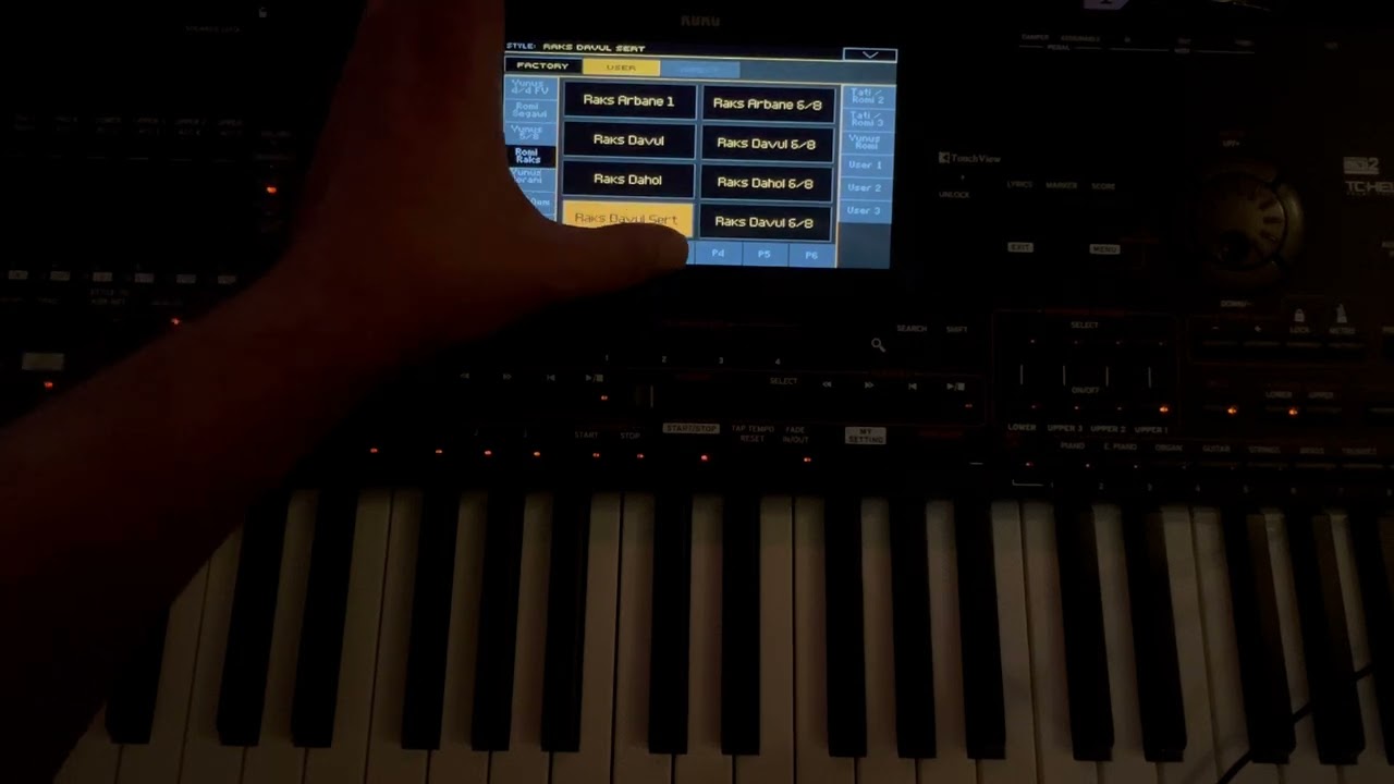 korg pa 4x yunus romi set doğu kurdish
