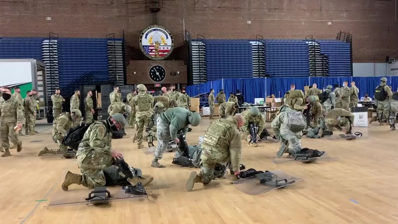 National Guard troops in DC ahead of inauguration
