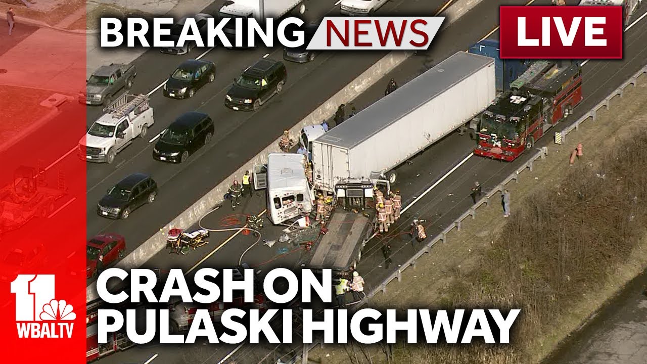 LIVE: SkyTeam 11 is over a crash on Pulaski Highway with an active rescue- wbaltv.com